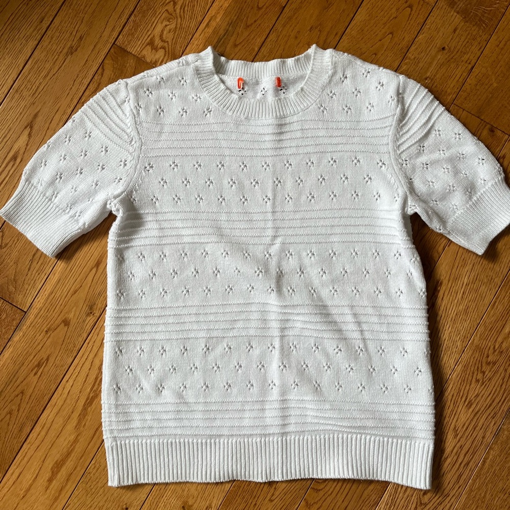 Kitted short sleeve top